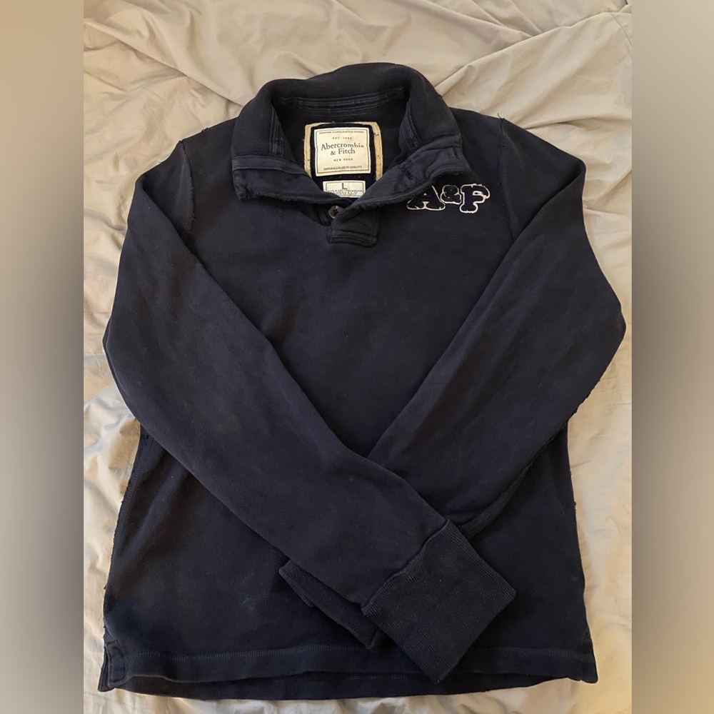 Abercrombie and Fitch 100% Cotton Men Pullover Sweater - Genuine Crafted Goods